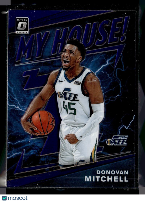 2019-20 OPTIC PURPLE MY HOUSE DONOVAN MITCHELL JAZZ