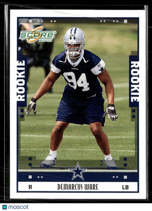2005 SCORE ROOKIE DEMARCUS WARE COWBOYS