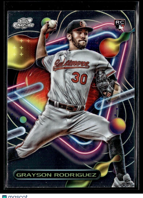 2023 TOPPS COSMIC CHROME 176 Grayson Rodriguez - Baltimore Orioles RC