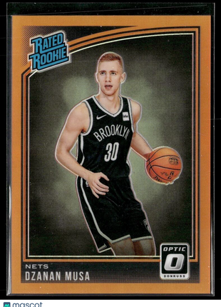 2018-19 OPTIC ORANGE /199 RATED ROOKIE DZANAN MUSA SPURS