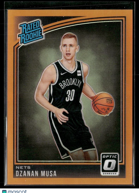 2018-19 OPTIC ORANGE /199 RATED ROOKIE DZANAN MUSA SPURS