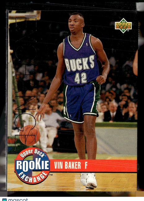 1993-94 UPPER DECK GOLD TRADE ROOKIE EXCHANGE VIN BAKER BUCKS