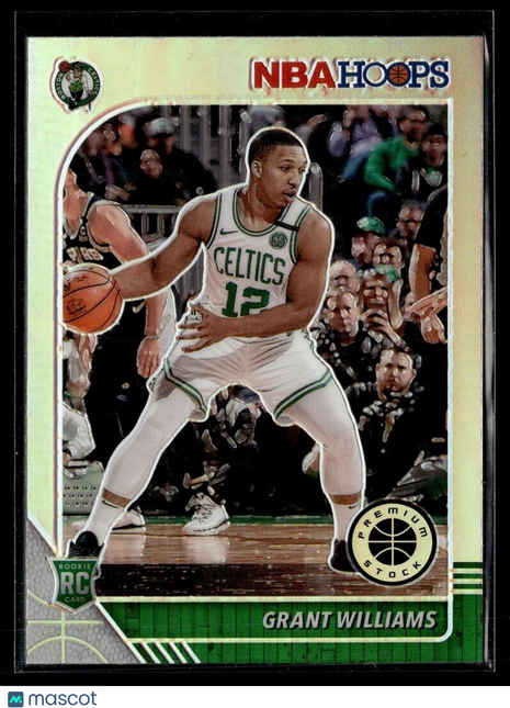 2019-20 NBA HOOPS PREMIUM SILVER ROOKIE GRANT WILLIAMS CELTICS