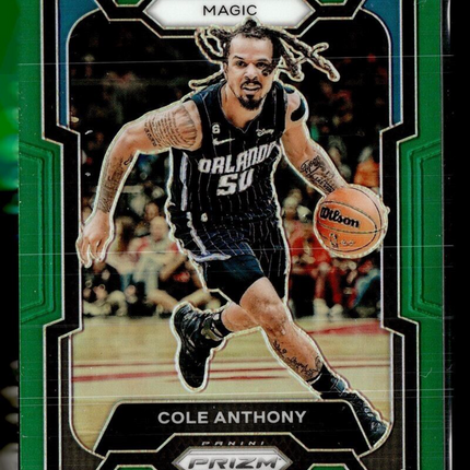 2023-24 PRIZM GREEN 16 Cole Anthony Orlando Magic