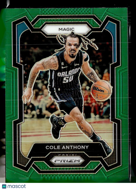 2023-24 PRIZM GREEN 16 Cole Anthony Orlando Magic