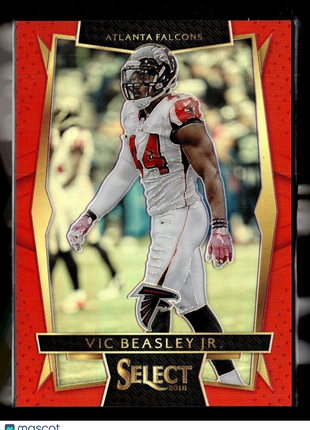 2016 SELECT RED CONCOURSE /99 VIC BEASLEY JR FALCONS
