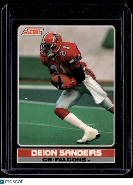 1990 SCORE YOUNG SUPERSTAR DEION SANDERS FALCONS