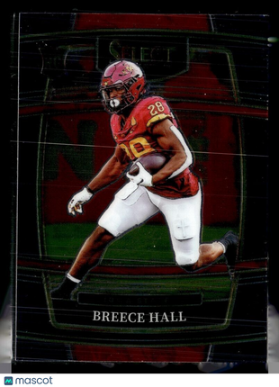 2022 SELECT DRAFT RETAIL BLUE ROOKIE CONCOURSE BREECE HALL IOWA ST