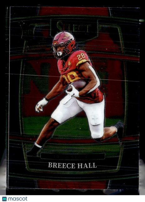 2022 SELECT DRAFT RETAIL BLUE ROOKIE CONCOURSE BREECE HALL IOWA ST