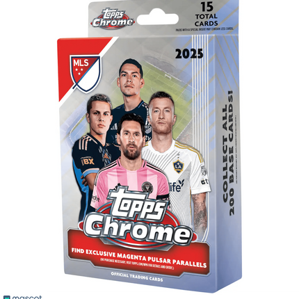 Soccer 2025 Topps Chrome MLS Soccer Hanger Box