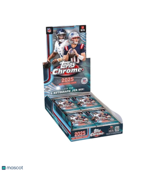 NFL 2025 Topps Chrome Football Hobby Box