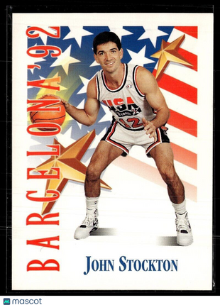 1991-92 SKYBOX TEAM USA OLYMPIC JOHN STOCKTON JAZZ