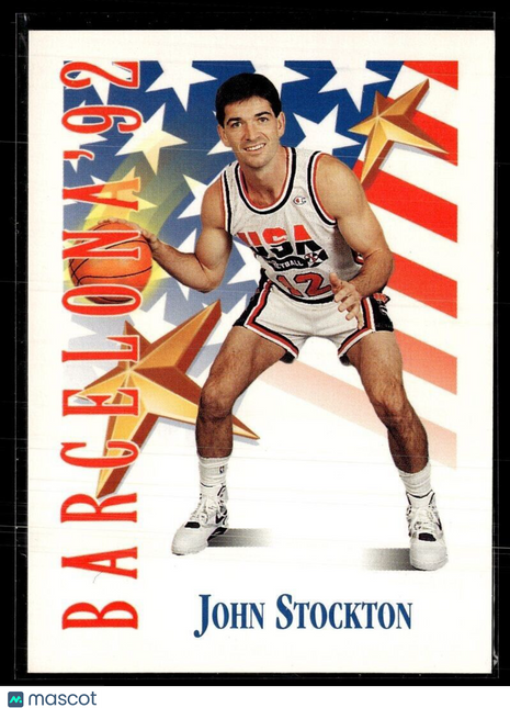 1991-92 SKYBOX TEAM USA OLYMPIC JOHN STOCKTON JAZZ