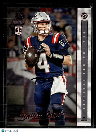 2022 CHRONICLES PINK LUMINANCE ROOKIE BAILEY ZAPPE PATRIOTS