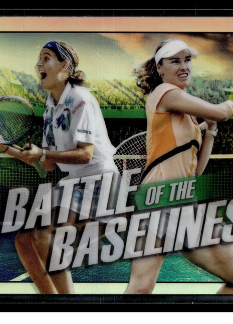 2021 TOPPS CHROME TENNIS BATTLE BASELINES BB-6 Martina Hingis/Conchita Martinez