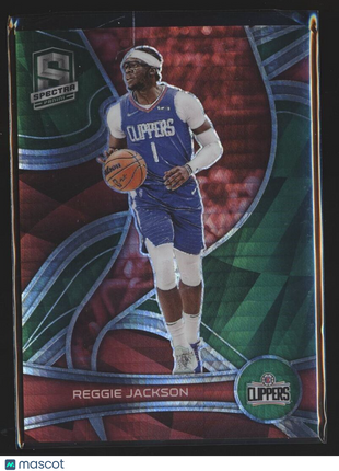 2021-22 SPECTRA ASIA GREEN 86 Reggie Jackson - Los Angeles Clippers