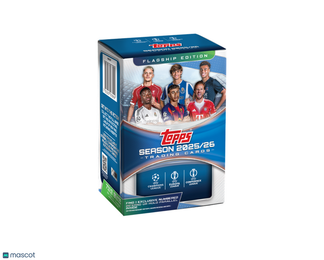 SOCCER 2025-26 Topps UEFA Club Competitions Soccer Blaster Box