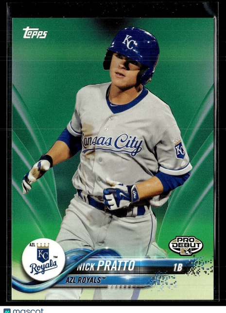 2018 PRO DEBUT GREEN /99 NICK PRATTO ROYALS