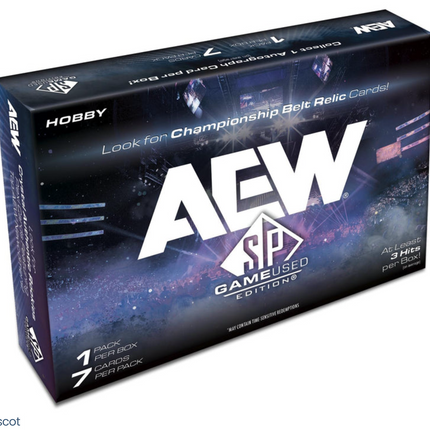 AEW 2025 Upper 2025 SP Game Used AEW Wrestling Hobby Box