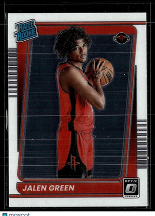 2021-22 OPTIC RATED ROOKIE JALEN GREEN ROCKETS