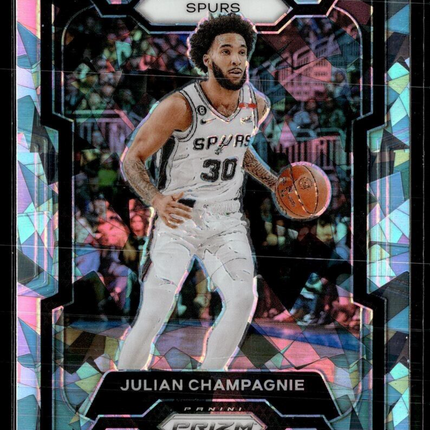 2023-24 PRIZM ICE 124 Julian Champagnie San Antonio Spurs
