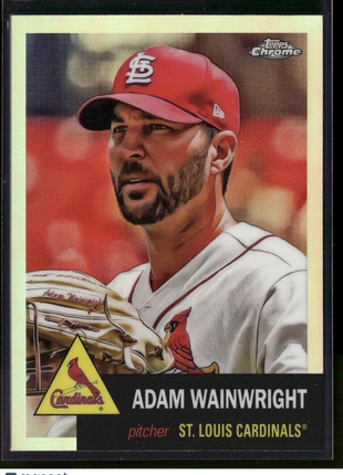 2022 TOPPS CHROME PLAT ANN REFRACTOR 232 Adam Wainwright - St. Louis Cardinals