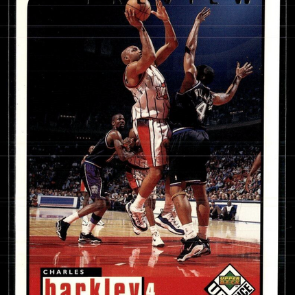 1998-99 UD CHOICE PREVIEW CHARLES BARKLEY ROCKETS