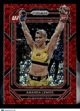 2023 PRIZM UFC H2 RED /99 ROOKIE AMANDA LEMOS