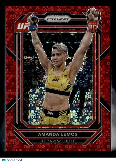 2023 PRIZM UFC H2 RED /99 ROOKIE AMANDA LEMOS