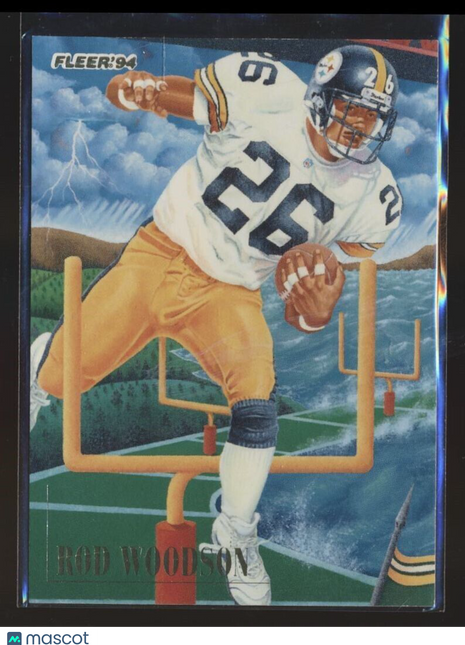 1995 FLEER PRO VISION ROD WOODSON STEELERS