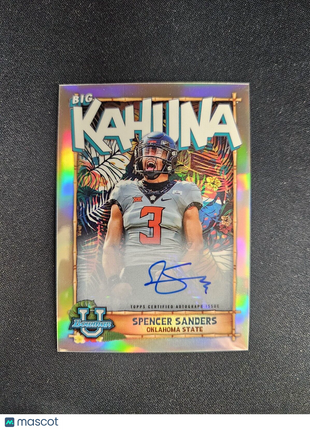 2022 Spencer Sanders Bowman U Chrome Big Kahuna Auto /150