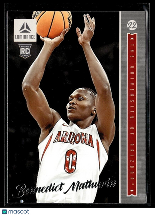 2022-23 CHRONICLES DRAFT LUMINANCE ROOKIE BENNEDICT MATHURIN ARIZONA