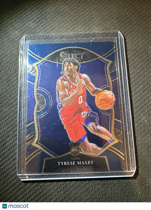 TYRESE MAXEY 2020-21 Select Blue Concourse #81 RC Rookie 76ers Basketball Card