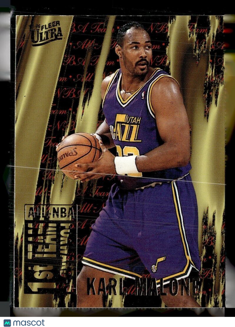 1995-96 FLEER ULTRA 1ST TEAM FORWARD KARL MALONE JAZZ