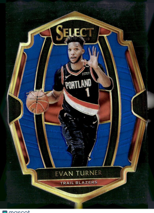2018-19 SELECT BLUE DIE CUT /249 PREMIER LEVEL EVAN TURNER BLAZERS
