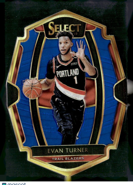 2018-19 SELECT BLUE DIE CUT /249 PREMIER LEVEL EVAN TURNER BLAZERS