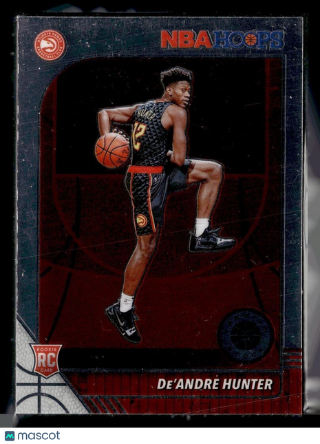 2019-20 NBA HOOPS PREMIUM ROOKIE VARIATION DE'ANDRE HUNTER HAWKS