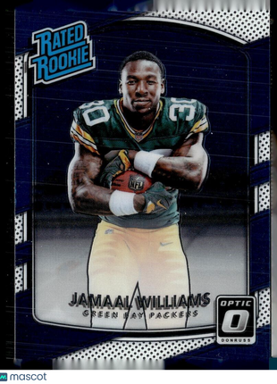2017 OPTIC RATED ROOKIE JAMAAL WILLIAMS PACKERS