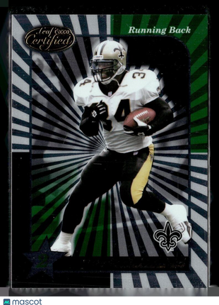 2000 CERTIFIED LEAF 2 STAR RICKY WILLIAMS SAINTS