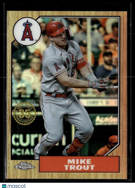 2022 TOPPS CHROME 35TH ANNIVERSARY MIKE TROUT ANGELS