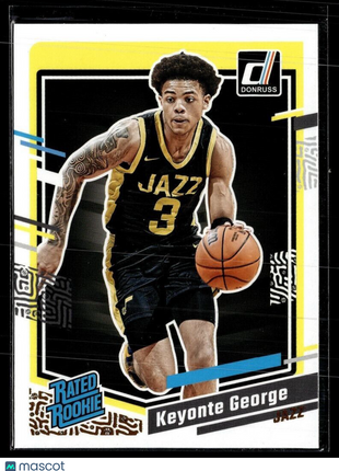 2023-24 DONRUSS RATED ROOKIE 244 Keyonte George Utah Jazz