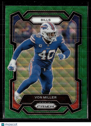 2023 PRIZM GREEN WAVE 36 Von Miller - Buffalo Bills
