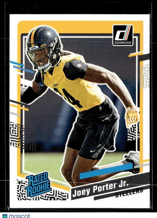 2023 DONRUSS RATED ROOKIE 386 Joey Porter Jr. - Pittsburgh Steelers