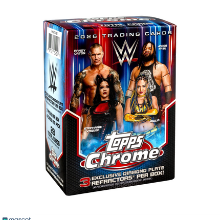 WWE 2026 Topps Chrome WWE Blaster Box