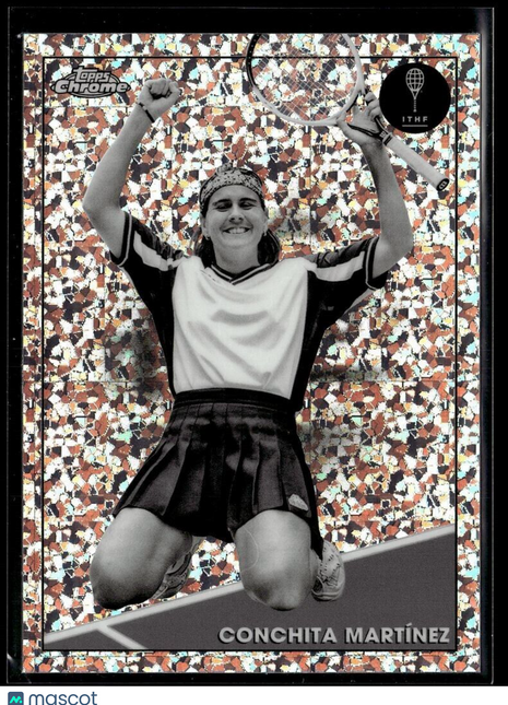 2021 TOPPS CHROME TENNIS BLACK WHITE MINI DIAMONDS 42 Conchita Martínez