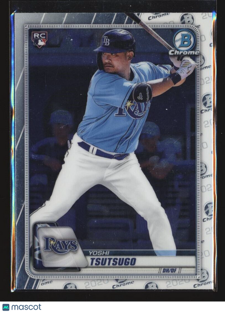 2020 BOWMAN CHROME ROOKIE YOSHI TSUTSUGO RAYS