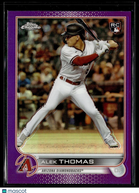 2022 TOPPS CHROME UPDATE PURPLE USC12 Alek Thomas - Arizona Diamondbacks RC