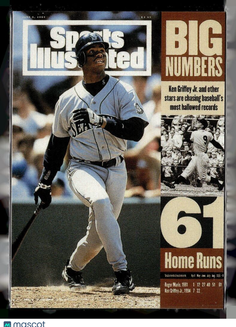 1998 FLEER SPORTS ILLUSTRATED BIG NUMBERS KEN GRIFFEY JR MARINERS