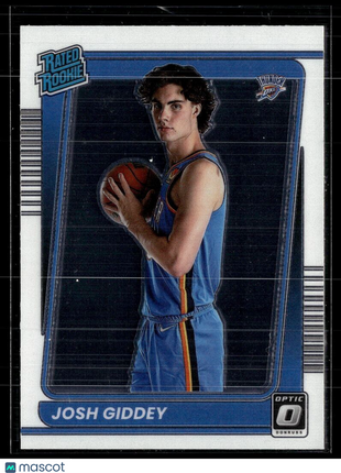 2021-22 OPTIC RATED ROOKIE JOSH GIDDEY THUNDER