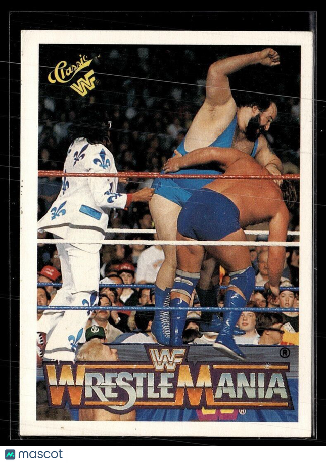 1990 TITAN SPORTS CLASSIC GAMES WRESTEMANIA #119 JIM DUGGAN DINO BRAVO